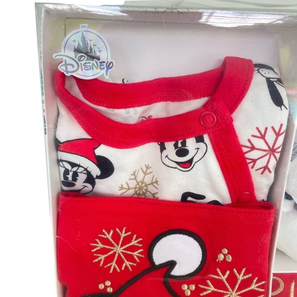 Disney Store Mickey Mouse and Friends My First Christmas Baby Gift Set 6-9M - Picture 5 of 10